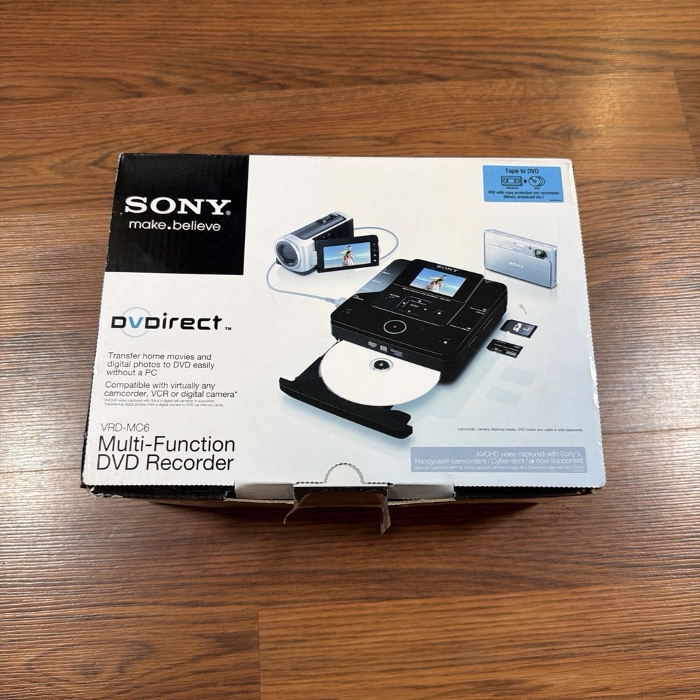 Sony VRD-MC6 DVDirect Multi-Function DVD Recorder Tape To DVD AVCHD USB